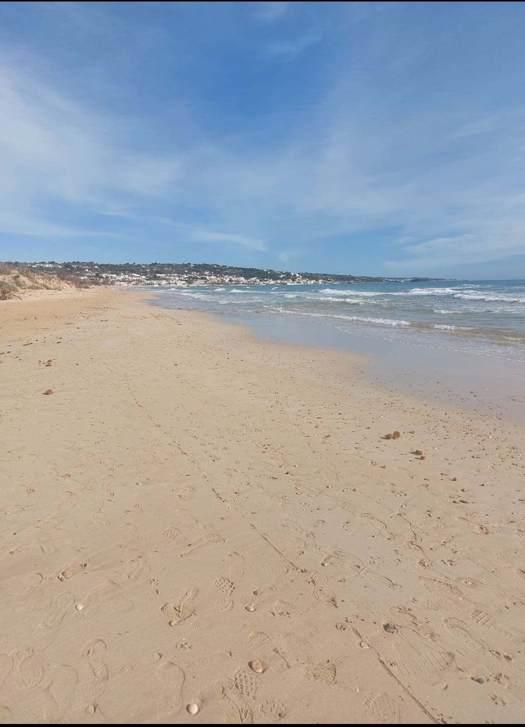 Spiaggia Pescoluse Bandiera Blu con mare cristallino e sabbia dorata